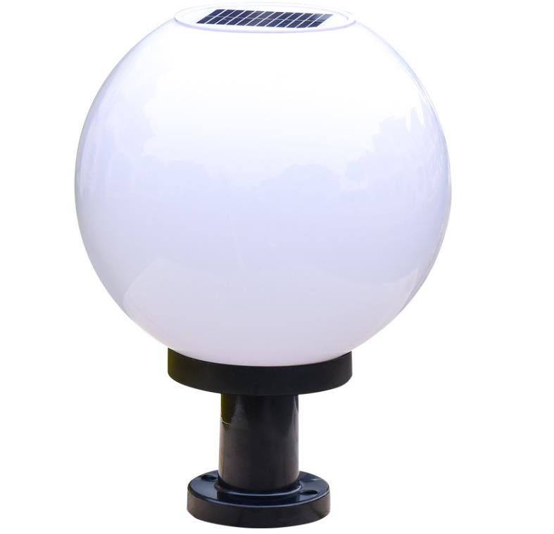 Φωτεινά εξαρτήματα τύπου Globe Ball Shaped Solar Lights Outdoor Lights for Pillars